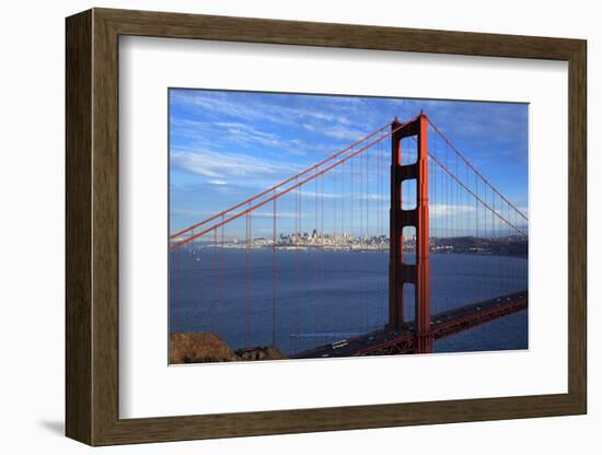 View of Famous Golden Gate Bridge-prochasson-Framed Photographic Print