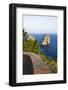 View of Faraglioni from Belvedere Di Tragara, Capri, Capri Island, Campania, Italy-Massimo Borchi-Framed Photographic Print