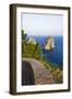 View of Faraglioni from Belvedere Di Tragara, Capri, Capri Island, Campania, Italy-Massimo Borchi-Framed Photographic Print