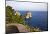 View of Faraglioni from Belvedere Di Tragara, Capri, Italy-Massimo Borchi-Mounted Photographic Print