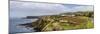 View of farmland along coast, Terceira Island, Azores, Portugal-null-Mounted Photographic Print