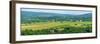 View of farmland near Chatsworth House in spring, Derbyshire Dales, Derbyshire, England-Frank Fell-Framed Photographic Print
