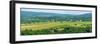 View of farmland near Chatsworth House in spring, Derbyshire Dales, Derbyshire, England-Frank Fell-Framed Photographic Print