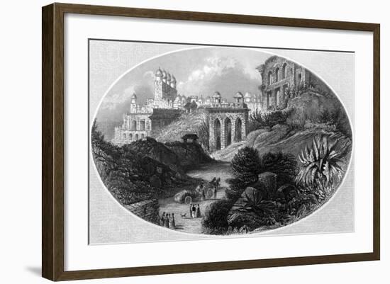 View of Fatehpur Sikri, Uttar Pradesh, India-null-Framed Art Print