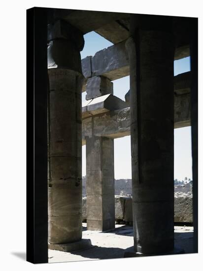 View of Festival Hall of Thutmose III, Temple of Amun, Karnak Temple Complex-null-Stretched Canvas