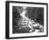 View of Firehole Falls and Firehole River, Yellowstone National Park, Wyoming, USA-Adam Jones-Framed Premium Photographic Print