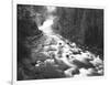 View of Firehole Falls and Firehole River, Yellowstone National Park, Wyoming, USA-Adam Jones-Framed Photographic Print