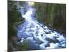 View of Firehole Falls and Firehole River, Yellowstone National Park, Wyoming, USA-Adam Jones-Mounted Photographic Print