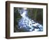 View of Firehole Falls and Firehole River, Yellowstone National Park, Wyoming, USA-Adam Jones-Framed Photographic Print