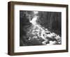 View of Firehole Falls and Firehole River, Yellowstone National Park, Wyoming, USA-Adam Jones-Framed Photographic Print