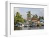 View of Fishing Boats on the Kumai River, Central Kalimantan Province, Borneo, Indonesia-Michael Nolan-Framed Photographic Print