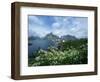 View of Fishing Village and Island-Kevin Schafer-Framed Photographic Print