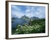 View of Fishing Village and Island-Kevin Schafer-Framed Photographic Print