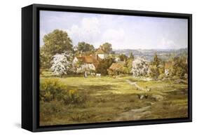View of Fittleworth, Sussex-Edward Wilkins Waite-Framed Stretched Canvas