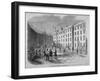 View of Fleet Prison and the Tennis Ground, City of London, 1845-Thomas Hosmer Shepherd-Framed Giclee Print