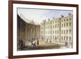 View of Fleet Prison from the Tennis Ground, City of London, 1845-Thomas Hosmer Shepherd-Framed Giclee Print