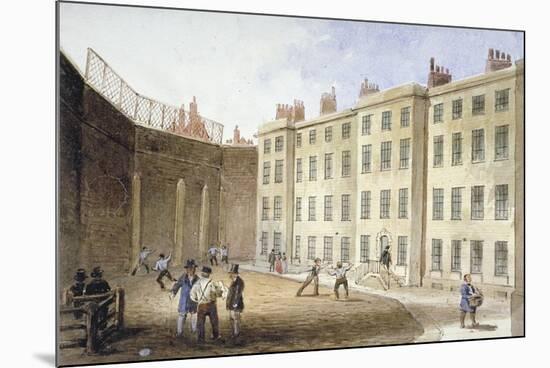 View of Fleet Prison from the Tennis Ground, City of London, 1845-Thomas Hosmer Shepherd-Mounted Giclee Print
