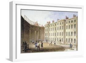 View of Fleet Prison from the Tennis Ground, City of London, 1845-Thomas Hosmer Shepherd-Framed Giclee Print