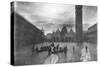 View of Flooded Piazza S. Marco 1880-1920-null-Stretched Canvas