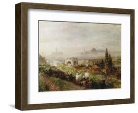 View of Florence, 1898-Oswald Achenbach-Framed Giclee Print