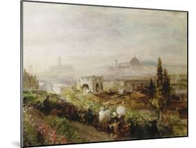 View of Florence, 1898-Oswald Achenbach-Mounted Giclee Print