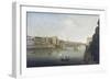 View of Florence at Sunset from Carraia Bridge-Thomas Patch-Framed Giclee Print