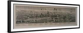 View of Florence (Engraving)-Friedrich Bernhard Werner-Framed Premium Giclee Print