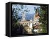 View of Florence from Boboli Gardens, Florence, Tuscany, Italy, Europe-Tondini Nico-Framed Stretched Canvas