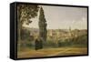 View of Florence from the Boboli Gardens, about 1835/40-Jean-Baptiste-Camille Corot-Framed Stretched Canvas