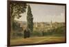 View of Florence from the Boboli Gardens, about 1835/40-Jean-Baptiste-Camille Corot-Framed Giclee Print