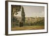 View of Florence from the Boboli Gardens, about 1835/40-Jean-Baptiste-Camille Corot-Framed Giclee Print