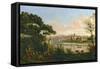 View of Florence from the Cascine-Vanvitelli (Gaspar van Wittel)-Framed Stretched Canvas