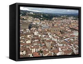 View of Florence from the Dome of Filippo Brunelleschi, Florence, UNESCO World Heritage Site, Tusca-Godong-Framed Stretched Canvas