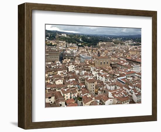 View of Florence from the Dome of Filippo Brunelleschi, Florence, UNESCO World Heritage Site, Tusca-Godong-Framed Photographic Print