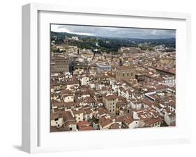 View of Florence from the Dome of Filippo Brunelleschi, Florence, UNESCO World Heritage Site, Tusca-Godong-Framed Photographic Print