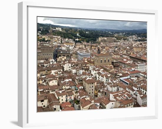 View of Florence from the Dome of Filippo Brunelleschi, Florence, UNESCO World Heritage Site, Tusca-Godong-Framed Photographic Print