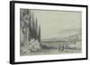 View of Florence with the Duomo in the Distance, 1839-null-Framed Giclee Print