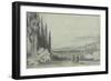 View of Florence with the Duomo in the Distance, 1839-null-Framed Giclee Print