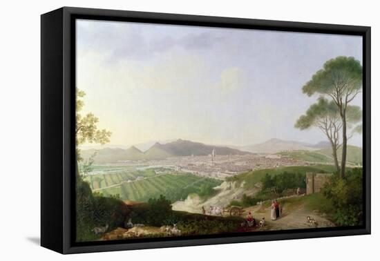 View of Florence-Thomas Patch-Framed Stretched Canvas
