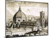 View of Florence-English School-Mounted Giclee Print