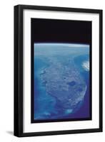 View of Florida Peninsula from Space-null-Framed Art Print