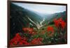 View of Flowers and Valley-Frank Johnston-Framed Photographic Print