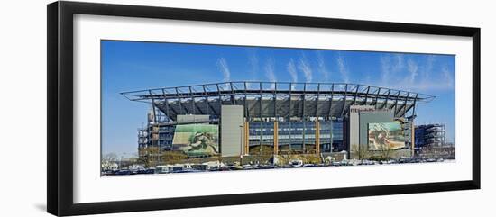 View of football stadium, Lincoln Financial Field, Philadelphia Eagles, Philadelphia, Pennsylvan...-Panoramic Images-Framed Photographic Print