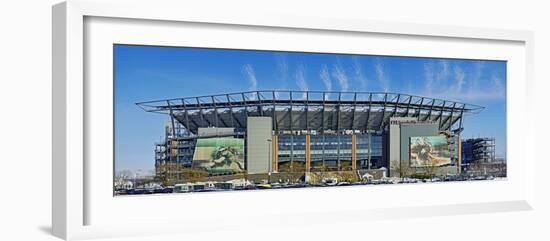 View of football stadium, Lincoln Financial Field, Philadelphia Eagles, Philadelphia, Pennsylvan...-Panoramic Images-Framed Photographic Print