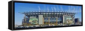 View of football stadium, Lincoln Financial Field, Philadelphia Eagles, Philadelphia, Pennsylvan...-Panoramic Images-Framed Stretched Canvas