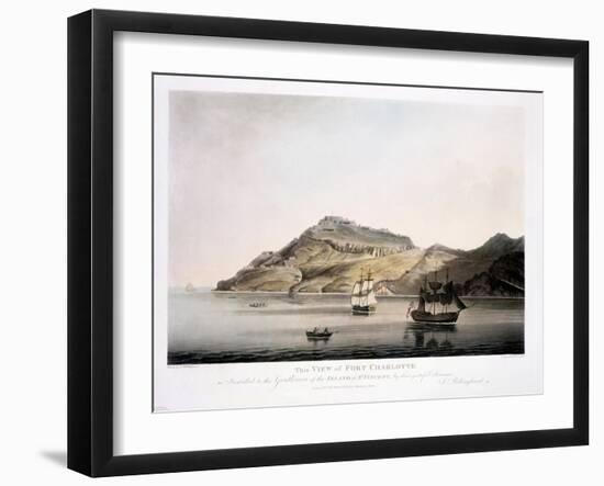 View of Fort Charlotte in the Island of St. Vincent, Engraved and Pub. by Francis Jukes…-Joseph Billinghurst-Framed Giclee Print