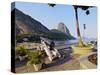 View of Fort on the Praia Vermelha and Sugarloaf Mountain, Urca, Rio de Janeiro, Brazil, South Amer-Karol Kozlowski-Stretched Canvas