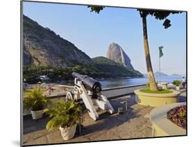 View of Fort on the Praia Vermelha and Sugarloaf Mountain, Urca, Rio de Janeiro, Brazil, South Amer-Karol Kozlowski-Mounted Photographic Print