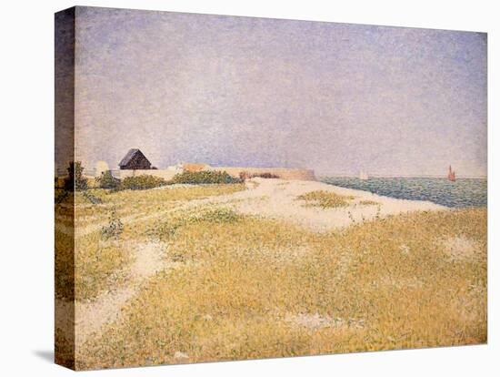 View of Fort Samson, 1885-Georges Seurat-Stretched Canvas