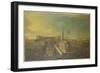 View of Fort William, Calcutta, with the Church of St. Anne in the Foreground-English School-Framed Giclee Print